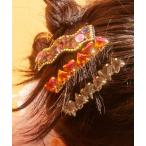 ヘアクリップ Casselini(キャセリーニ)ハートビジューヘアクリップ
