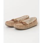 「Minnetonka」 モカシンシューズ 8M ベージュ レディース