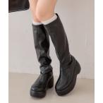 「Chico」 ロングブーツ MEDIUM ブラック レディース