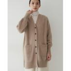 「human woman」 カーディガン MEDIUM ベージュ レディース