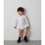 ベビー服 ロンパース ベビーオケージョンシャツロンパース（ボタン取り外し対応）