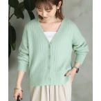 カーディガン テープヤーンカーディガン レディース