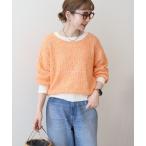 ニット セーター テープヤーンニットプルオーバー レディース