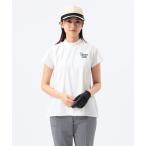 tシャツ ORANGE LABEL / 切り替え ギャザーモックネックシャツ レディース