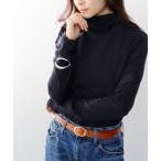tシャツ コットンカシミヤ プレミアムタートルトップス レディース