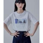 tシャツ フォトプリントオーバーサイズTシャツ レディース