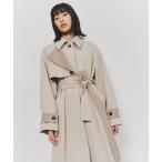 トレンチコート コート 「完売間近!」Wマテリアルロングコート|ストレッチ/春服 レディース