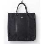「BURBERRY BLACK LABEL」 ワンポイントハンドバッグ - ブラック メンズ