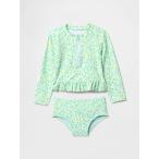 水着 ラッシュガード 花柄 水着 2ピース (幼児・ベビー) キッズ 子供 女の子