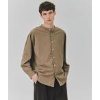 ショッピングバンド シャツ Compact twist ストレッチ バンドカラーシャツ メンズ