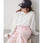 tシャツ スパンコールハートロンT レディース