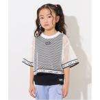 アンサンブル メッシュ半袖Tシャツ&タンクトップセット キッズ 子供服 女の子