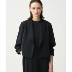 ショッピングクール ジャケット テーラードジャケット クールタッチツイル ショートジャケット レディース