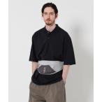 ポロシャツ 「Steven Alan」 40 ツイスト ボーダー ポロシャツ NARROW メンズ