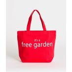 トートバッグ It's a free garden ロゴキャンバストートバッグ「S」 レディース