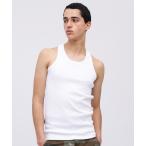 t рубашка [DAILY/tei Lee ]RIB TANK TOP BACK CROSS /tei Lee одежда ребра майка задний Cross / AVIRE