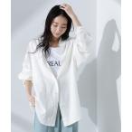 ブラウス シャツ Anti Smell Linen ベーシックワイドシャツ レディース