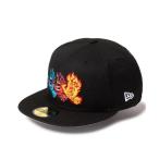 キャップ 帽子 NEW ERA/ニューエラ キャップ 59FIFTY SANTA CRUZ 3スクリーミングハンド ブラック 14384271 メンズ
