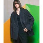 ジャケット テーラードジャケット 「UNISEX」4 Colors Chambray Washable Wool Prime-Over Peaked