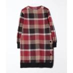 ショッピングセール価格 「BLUE LABEL CRESTBRIDGE」 長袖ワンピース 38 レッド レディース