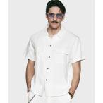 シャツ HEMP COTTON SHORT SLLEVE OPEN SHIRT メンズ