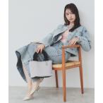 トートバッグ 「2WAY」ラインストーン持ち手フリルバッグ レディース