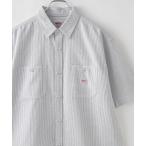 シャツ SMITH’S（スミス）別注ショートスリーブストライプワークシャツ メンズ