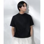 tシャツ Anti Soaked(R) 汗染み防止 モックネックレギュラーシルエットTシャツ メンズ