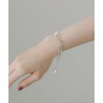 ブレスレット スクエアチェーンボリュームブレスレット レディース