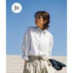 ブラウス シャツ オーガニックコットンロングスリーブストライプシャツ レディース