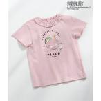 tシャツ PEANUTS フリル付きフルーツ柄Tシャツ キッズ 子供服 女の子
