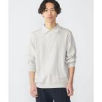  свитер вязаный SHIPS:[ уборная возможность / антибактериальный дезодорация ]16 мера in Ray длинный рукав Polo вязаный мужской 