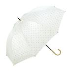 ショッピング傘 傘 遮光ドットフラワーポイント レディース