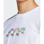 tシャツ adidas/アディダス TS ROLLER プリント半袖Tシャツ ワンポイント メンズ レディース