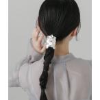 ヘアゴム メタルフラワーヘアカフ