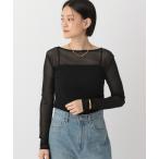 tシャツ チュールタイト_長袖 レディース