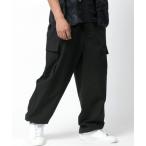 カーゴパンツ MRU/エムアールユー 接触冷感 吸水速乾 DRY UVカット ワイド ストレッチ カーゴパンツ メンズ レディース