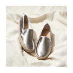 スリッポン Gum Leather Metallic レディース