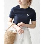 tシャツ 「SHIPS any別注」PETIT BATEAU_ ロゴ プリント コンパクト TEE 25SS レディース