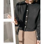 「SHOPLIST styled by DHOLIC」 「alma design」ニットカーディガン FREE ブラック レディース