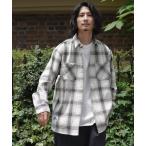 「schott」 長袖ネルシャツ X-LARGE ホワイト メンズ