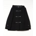 「green label relaxing」 ダッフルコート 40 ブラック レディース