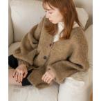 「hinari」 ニットカーディガン F