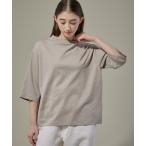 tシャツ handvaerk | 60/2 ボトルネックTシャツ SOLID WOMEN レディース