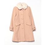 [LAISSE PASSE]biju- пальто с отложным воротником 38 бежевый женский 