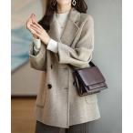 [MAISON DE THERESE] Пальто Честерфилд L бежевый женский 