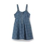 ジャンパースカート ハート柄デニム ジャンパースカート キッズ 子供服 女の子