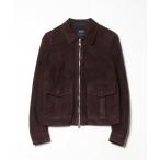 ショッピングレザー 「EMMETI」 レザーブルゾン 46 ブラウン メンズ