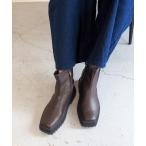 「byあしながおじさん」 ショートブーツ L ダークブラウン レディース