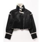 「EVRIS」 ライダースジャケット FREE ブラック レディース